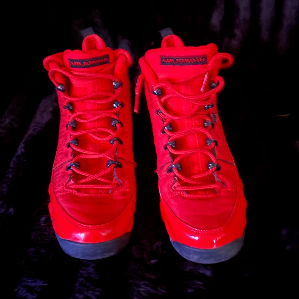 Jordan Kids Bright Red Sneakers